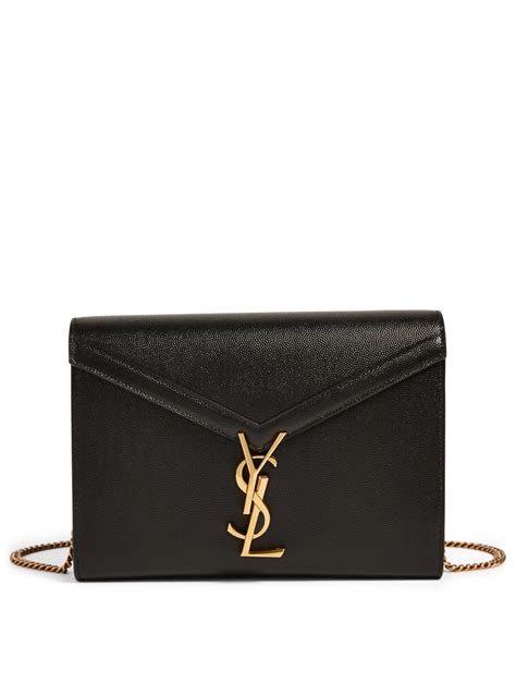 ysl chain wallet monogram crossbody|ysl cassandra chain wallet.